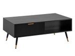 WOHNLING WL6.883 Couchtisch Schwarz 110 cm x 60 cm x 43 cm
