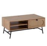 WOHNLING WL6.888 Couchtisch Braun 100 cm x 60 cm x 45 cm