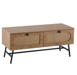 WOHNLING WL6.889 Lowboard Braun 100 cm x 40 cm x 45 cm