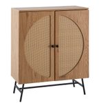 WOHNLING WL6.893 Sideboard Braun 80 cm x 39 cm x 103 cm