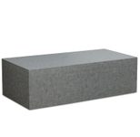 WOHNLING WL6.906 Couchtisch MONOBLOC Grau 100 cm x 50 cm x 30 cm
