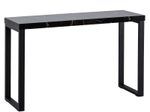 WOHNLING WL6.909 Konsolentisch Schwarz 120 cm x 40 cm x 76 cm