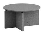 WOHNLING WL6.915 Couchtisch Grau 60 cm x 60 cm x 33 cm