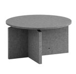 WOHNLING WL6.915 Couchtisch Grau 60 cm x 60 cm x 33 cm