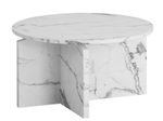WOHNLING WL6.917 Couchtisch Weiß 60 cm x 60 cm x 33 cm