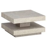 WOHNLING WL6.921 Couchtisch Sand 60 cm x 60 cm x 34 cm