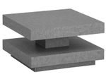 WOHNLING WL6.922 Couchtisch Grau 60 cm x 60 cm x 34 cm