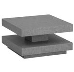 WOHNLING WL6.922 Couchtisch Grau 60 cm x 60 cm x 34 cm