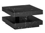 WOHNLING WL6.923 Couchtisch Schwarz 60 cm x 60 cm x 34 cm