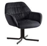WOHNLING Design Loungesessel WL6.953 Schwarz