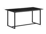 WOHNLING Esszimmertisch Marmor-Optik WL6.968 schwarz