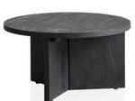 WOHNLING WL6.985 Couchtisch Schwarz 60 cm x 60 cm x 33 cm