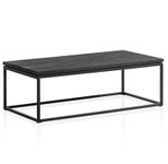 WOHNLING WL6.987 Couchtisch Schwarz 120 cm x 60 cm x 40 cm