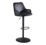 WOHNLING Barhocker WL7.009 Kunstleder schwarz