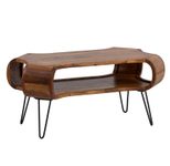 WOHNLING WL7.037 Couchtisch Sheesam 100 cm x 60 cm x 47 cm