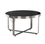 WOHNLING WL7.127 Couchtisch Silbern 60 cm x 60 cm x 34 cm