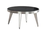 WOHNLING WL7.128 Couchtisch Silbern 60 cm x 60 cm x 33 cm