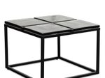 WOHNLING WL7.139 Couchtisch Schwarz 58 cm x 58 cm x 44 cm