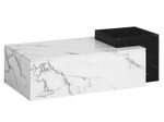 WOHNLING WL7.143 Couchtisch Weiß 120 cm x 60 cm x 40 cm