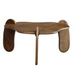 WOHNLING WL7.158 Couchtisch Braun 78 cm x 78 cm x 40 cm