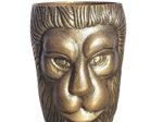WOHNLING WL7.192 Vase Löwenkopf Gold