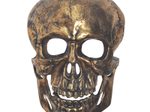 WOHNLING WL7.202 Deko Totenkopf Gold