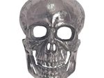 WOHNLING WL7.203 Deko Totenkopf Silber