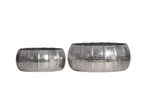 WOHNLING WL7.205 Pflanzgefäß 2er Set Silber
