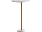 WOHNLING WL7.208 Beistelltisch Echter Marmor / Metall 30x30x60 cm