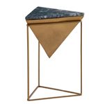 WOHNLING WL7.213 Beistelltisch Metall Gold 37x37x50 cm