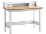 WOHNLING WL7.221 Schreibtisch 106x88x55 cm Weiß MDF