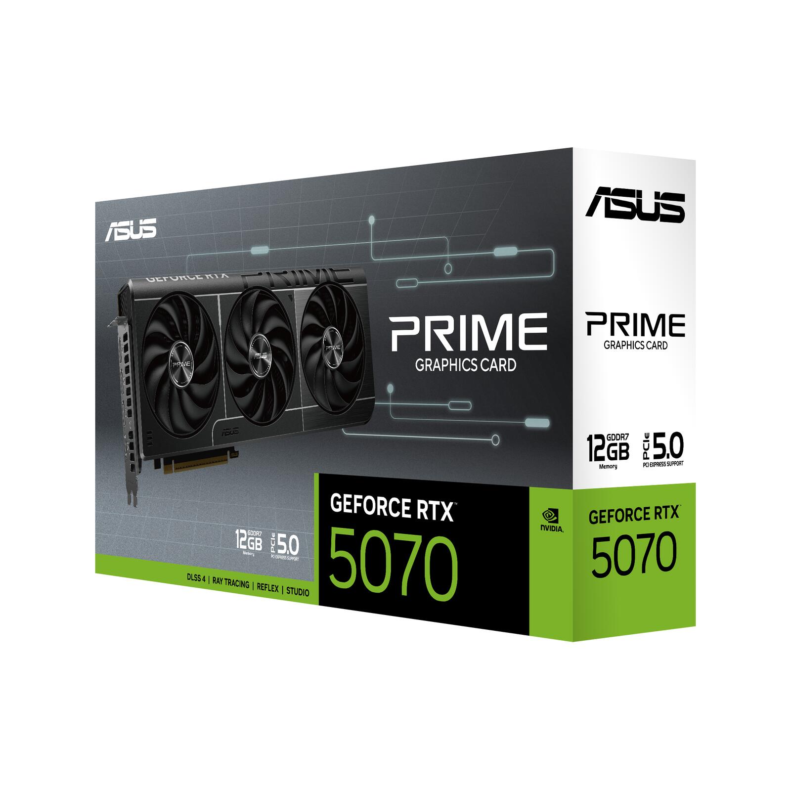 ASUS PRIME GeForce RTX 5070 12 GB GDDR7 Gaming Grafikkarte