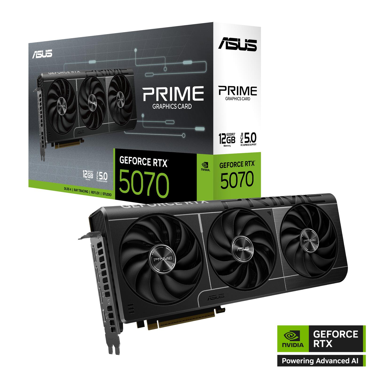 ASUS PRIME GeForce RTX 5070 12 GB GDDR7 Gaming Grafikkarte