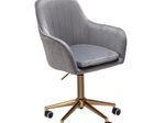 AMSTYLE Drehstuhl SPM1.430 Samt Grau