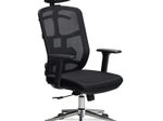 AMSTYLE Bürostuhl SPM1.450 Mesh-Bezug Schwarz