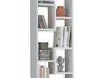 WOHNLING WL5.334 Wandregal Weiß 36 cm x 15 cm x 90 cm
