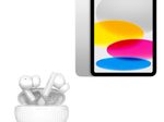 Apple iPad (11") 128GB silber + 4smarts Wireless Headset SkyBuds Pro ANC weiß