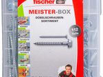 fischer Dübelschrauben-Sortiment Meister-Box 112-teilig