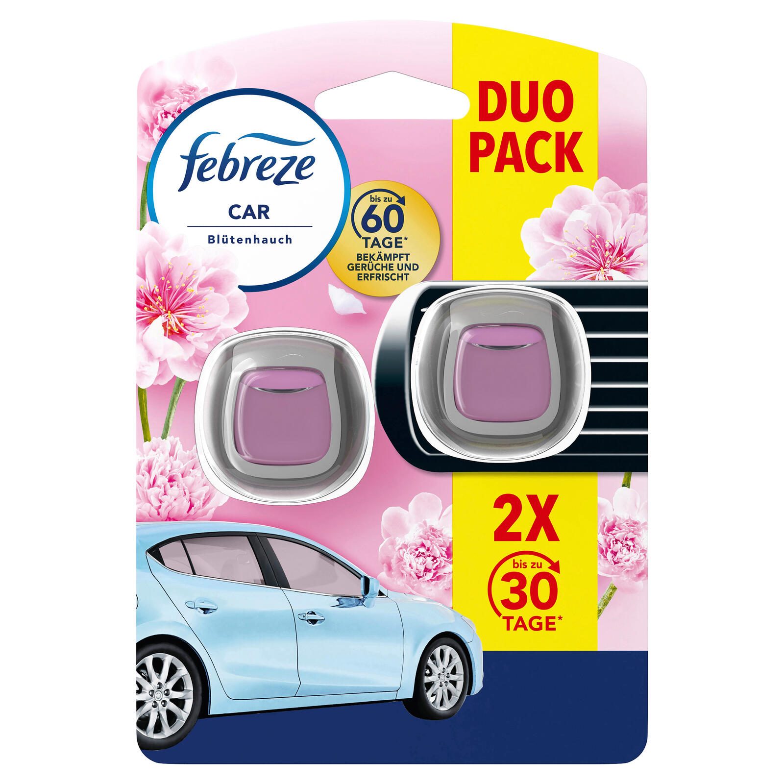 febreze CAR Blütenhauch Autoduftspender 2x2 ml