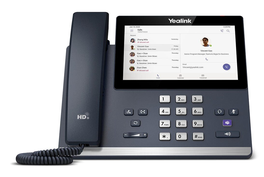 Yealink MP56 E2 - VoIP-Telefon mit Bluetooth-Schnittstelle mit Rufnummernanzeige - Classic Gray