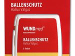 WUNDmed® Blasenpflaster Ballenschutz Hallux Valgus transparent 3 St.