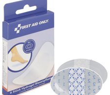 FIRST AID ONLY Blasenpflaster transparent 6,8 x 4,3 cm, 6 St.