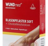 WUNDmed® Blasenpflaster SOFT & Druckstellenkissen transparent 4 St.