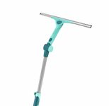 LEIFHEIT 2in1 XL Pro Reach Fensterabzieher 40,0 cm mit Gelenk, türkis