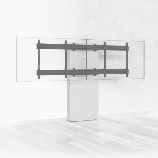 Hagor CON-Line® W Dual 65 - 75" Medienstele Boden-Wand-Montage