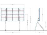 Hagor HP LED Floorstand Infiled WP 110“ LED-Standsystem freistehend
