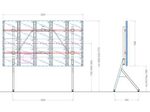 Hagor HP LED Floorstand LG LSCB 135″ LED-Standsystem freistehend