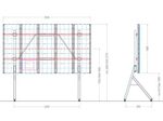 Hagor HP LED Floorstand LG Magnit 135“ LED-Standsystem freistehend
