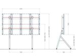 Hagor HP LED Floorstand Philips 27BDL6112 109“ LED-Standsystem freistehend