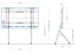 Hagor HP LED Floorstand Samsung IAB 110“ LED-Standsystem freistehend